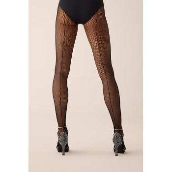 Collant résille avec ligne...