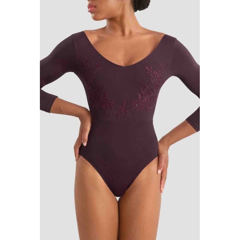 Justaucorps manches 3/4 BLOCH