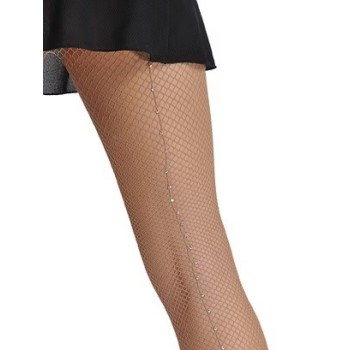 Collant résille PRIDANCE ligne strass