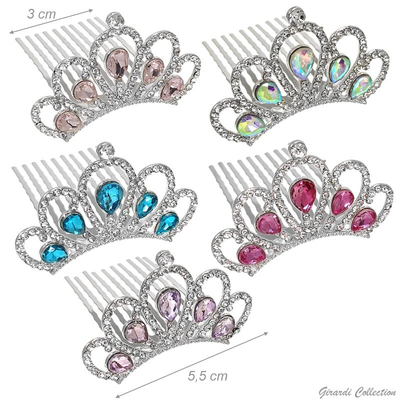 Demi couronne avec strass