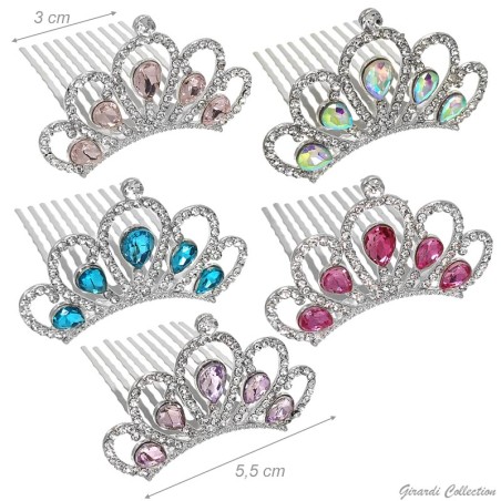 Demi couronne avec strass