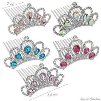 Demi couronne avec strass