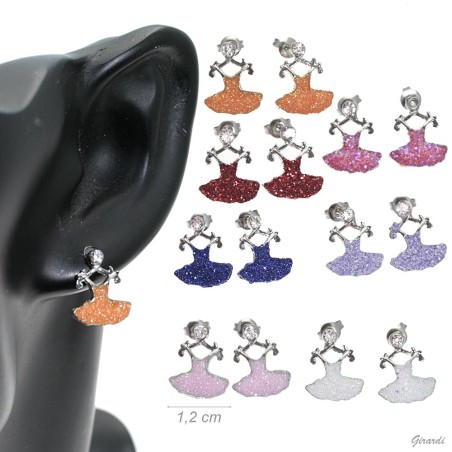 Boucles d'oreilles tutu